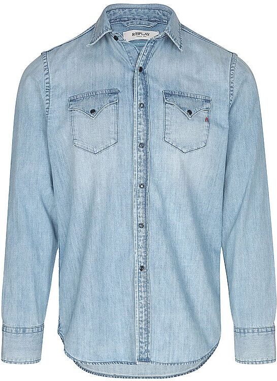 REPLAY Jeanshemd  blau   M M