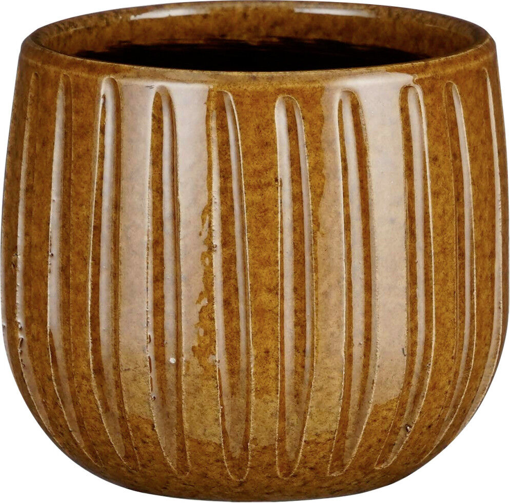 Mica Decorations Topf Pablo ceramic 12 x 14 cm ocker