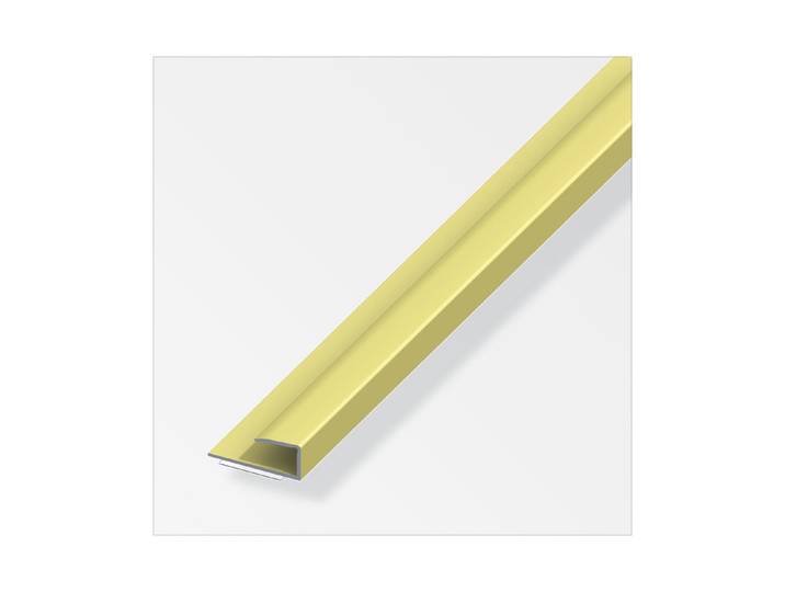 Alfer Parkett-Einfassprofil Messing 200 × 1 cm