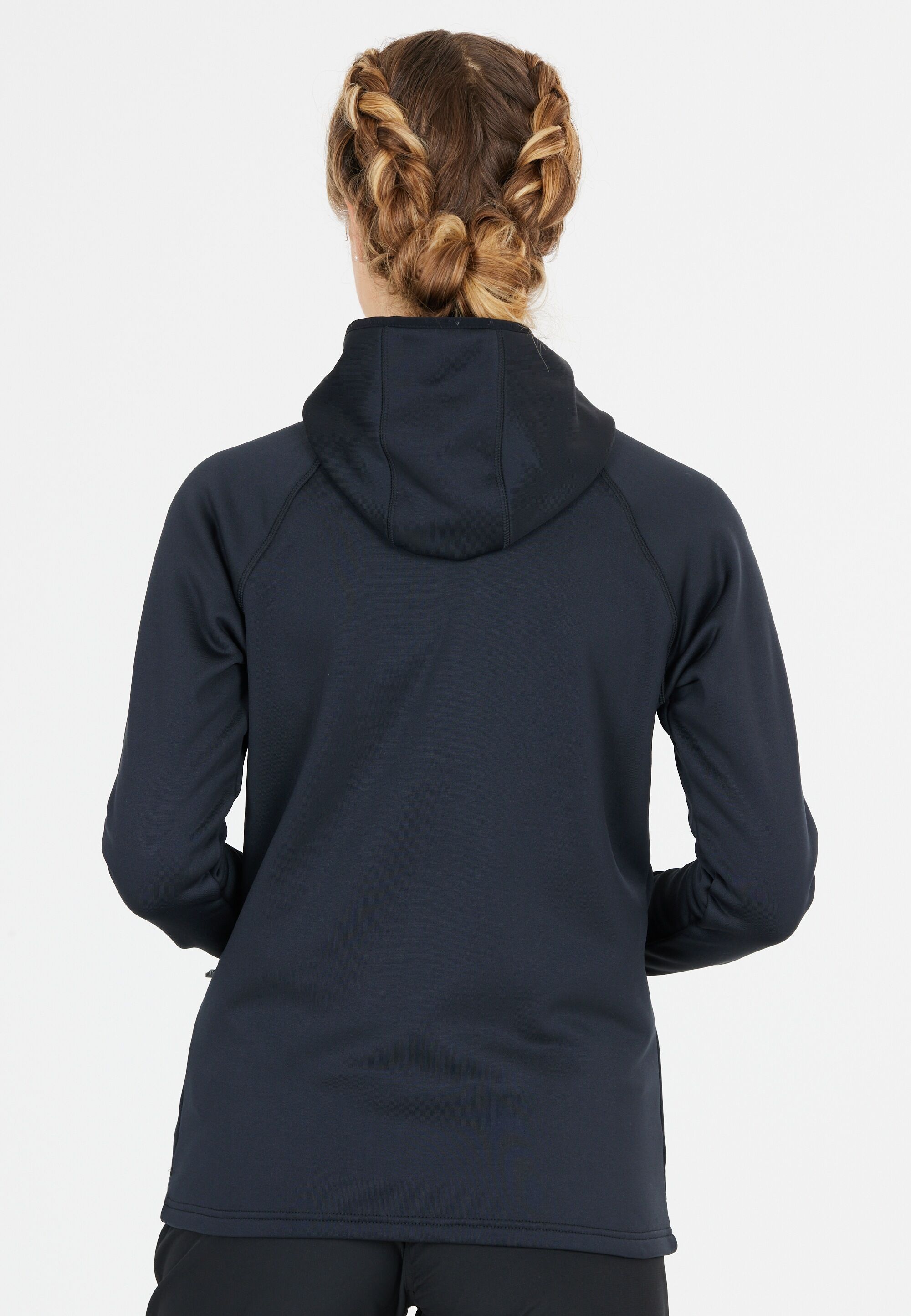 Fleecejacke WHISTLER "Tracker", Damen, Gr. 36, schwarz, 95% Polyester, 5% Elasthan, unifarben, normal, ohne Ausschnitt, Jacken Fleecejacke, mit Powerstretch-Technologie
