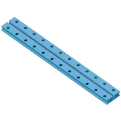 Makeblock Führungsprofil 0824, Aluminium blau eloxiert, 8 mm Raster, M4-Gewinde, 24x8 mm - Länge: 192 mm