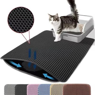 Inspire Essentials CleanStep Waterproof DoubleLayer Cat Litter Mat black 15.75 X 23.62 In