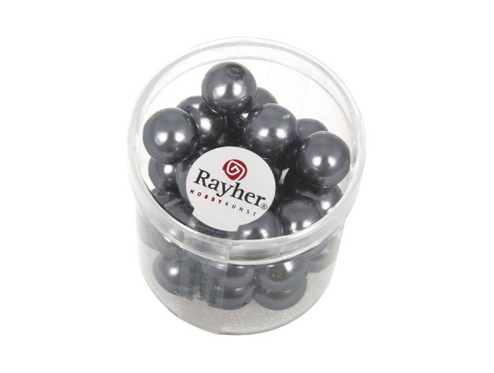 Rayher Renaissance Glaswachsperlen ⌀ 10 mm 35 Stück