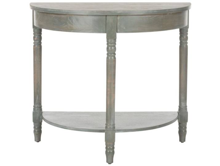 Console en bois d'orme, gris