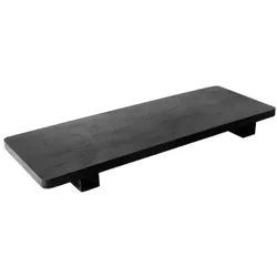 MONOUSO - Bambusschale Schwarz 30x11x2,5cm (1 Stück)