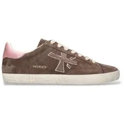 Premiata für Damen. STEVEND Stevend Ledersneaker braun (36), Wohnung, Schnürsenkel, Lässig