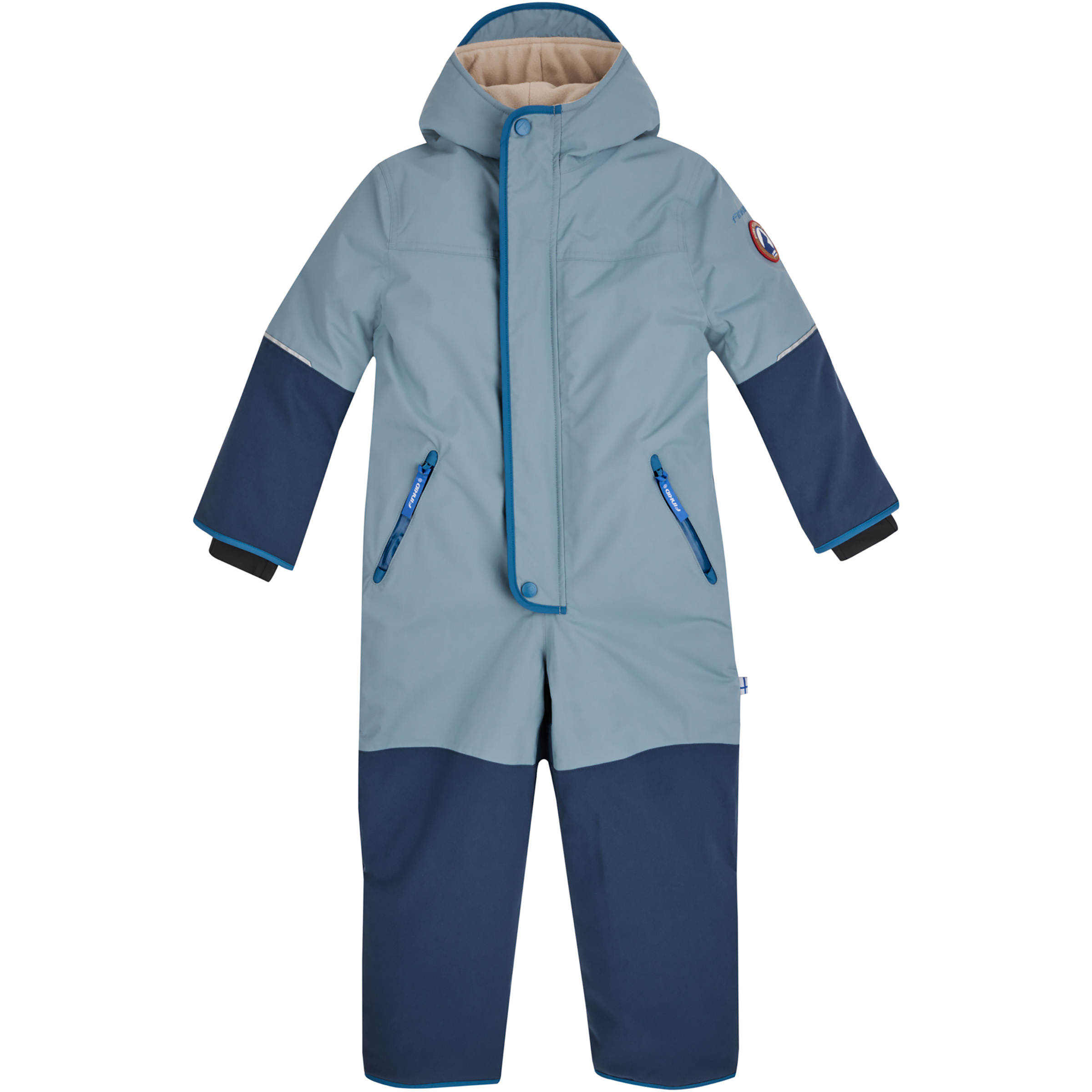 Finkid Husky Haalari Schneeanzug Kinder Overalls blau Größe 100 Lifestyle Widerstandsfähig Wasserabweisend