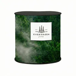Messetheke Promotiontheke Professional schwarz, Theke Counter Messetheke inkl. Werbedruck + Taschen