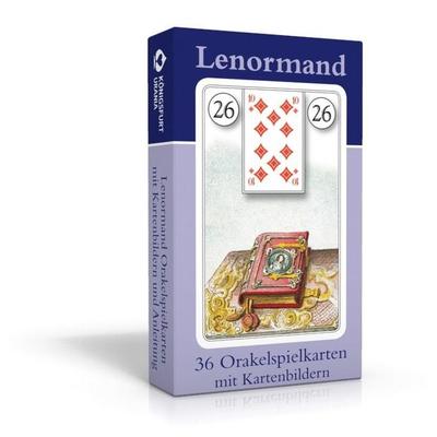 Lenormand Orakelspielkarten mit Symbolen