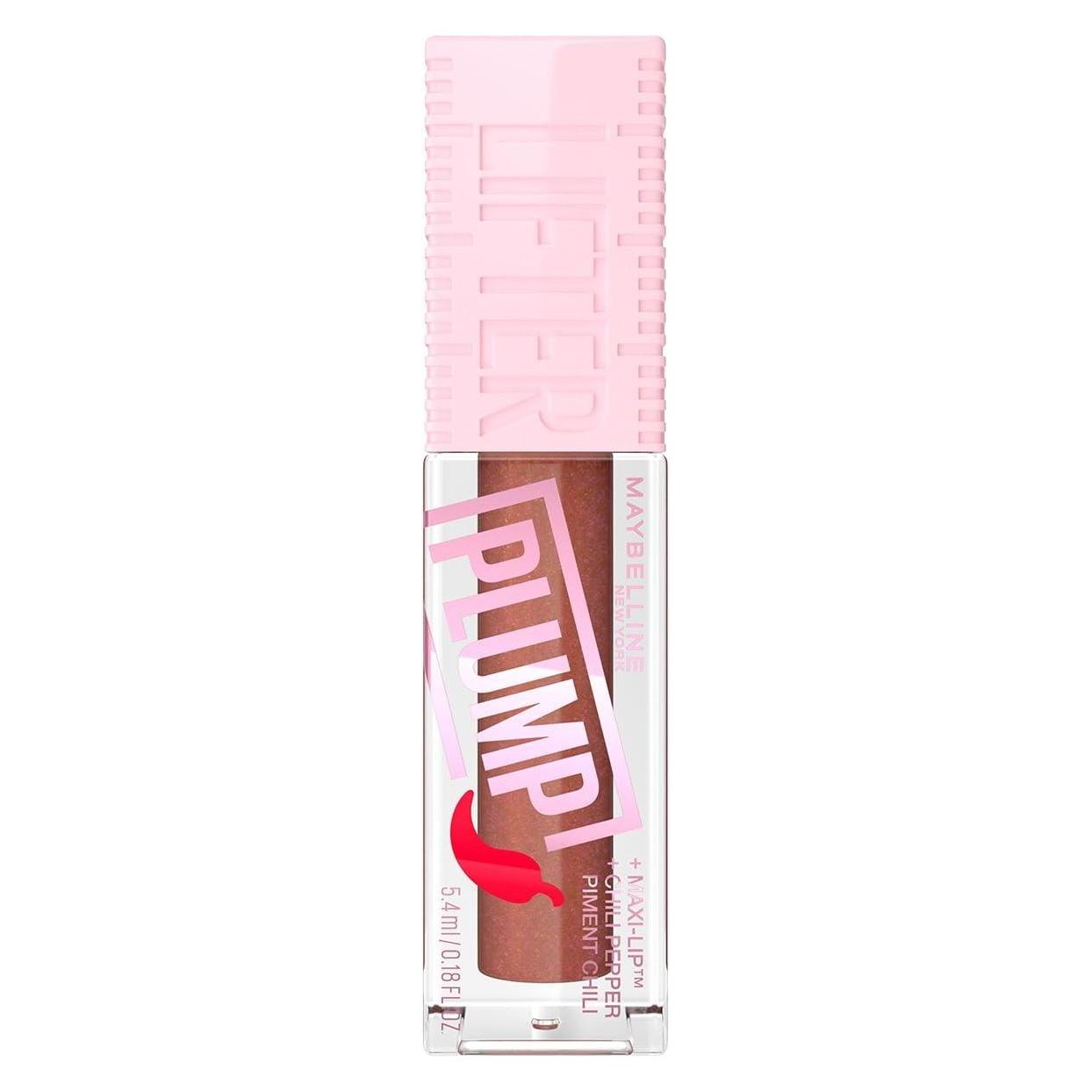 Maybelline New York Maybelline Lifter Plump Lip Gloss 007 Cocoa Zing 5.4Ml (Cocoa Zing) (30163812)