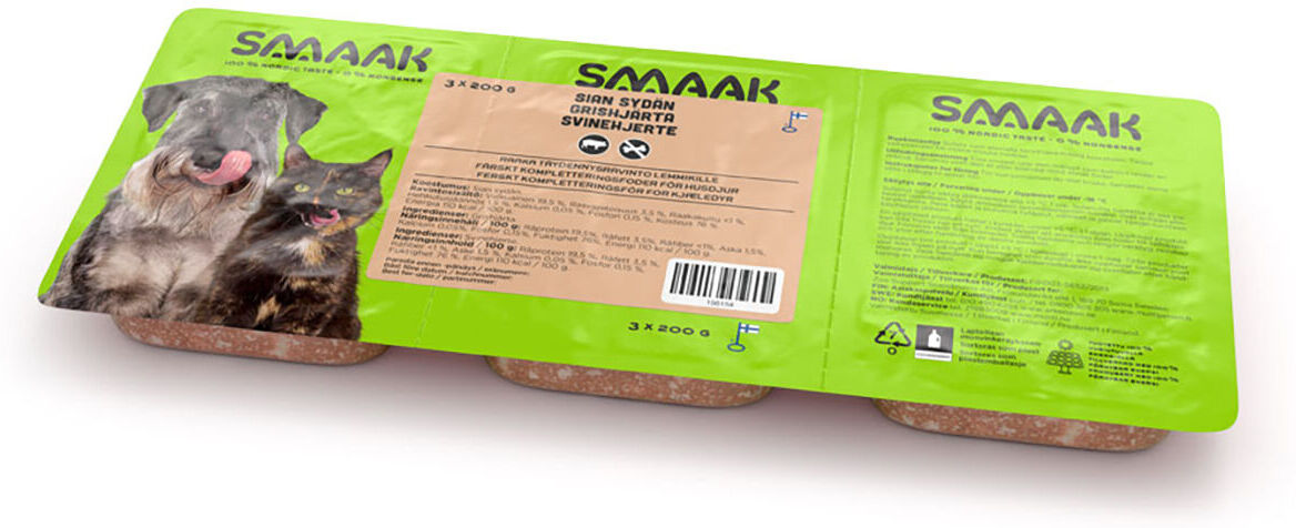 Smaak Raw Complementary Pork Heart Minced Meat
