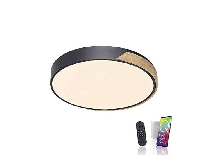 Paul Neuhaus LED Deckenleuchte smart home CCT dimmbar Fernbedienung Schwarz