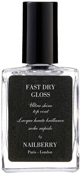 15ml NAILBERRY Fast Dry Gloss Ultra Shine Top Coat