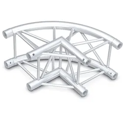 Milos Pro-30 Square F-Truss - Circle Corner QCF21-KRS - 90° corner