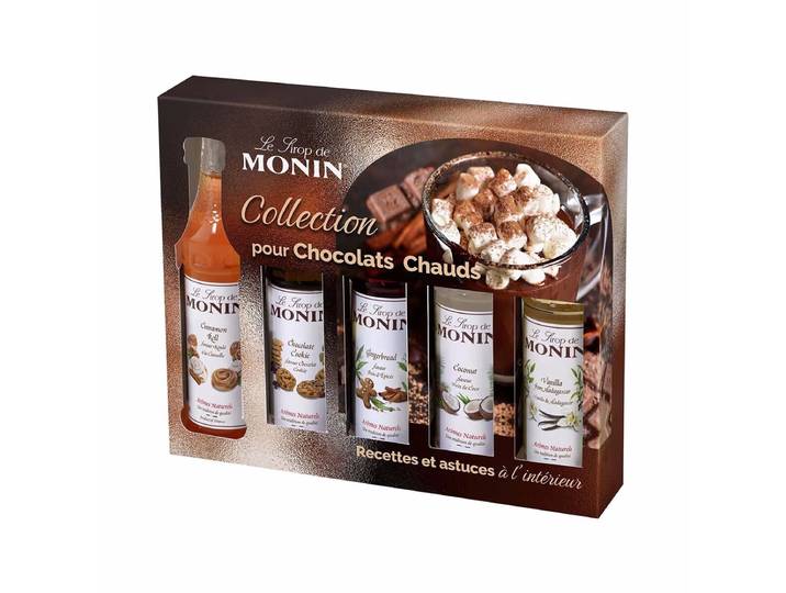 Monin Heisse Schokolade Sirup Set 5x 5cl – Diverses Kaffeemaschinen & Teemaschinen Zubehör