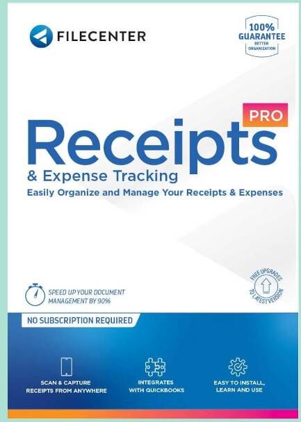 FileCenter Receipts Professional 12 Key Lifetime