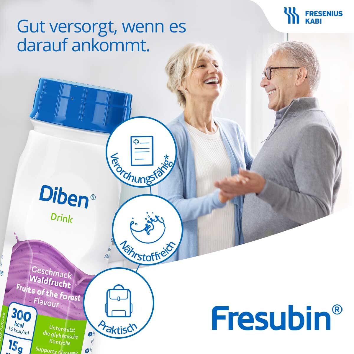 Diben Drink Cappuccino 1.5 kcal/ml Trinkflasche 24x200 ml Flüssigkeit