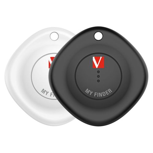 1x2 Verbatim My Finder Bluetooth Item Finder, schwarz/weiß 32131