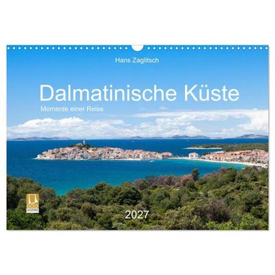 Dalamtinische Küste - Momente einer Reise (Wandkalender 2027 DIN A3 quer), CALVENDO Monatskalender