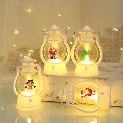 Daily Deals Depot Santa Claus Merry Christmas Decorations, LED Lantern Light Christmas Ornaments, Home Xmas Decor christmas Snowman