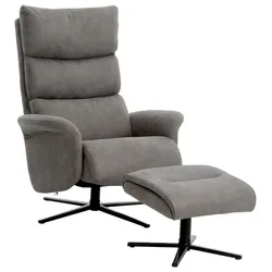 XORA Relaxsessel mit Hocker MISO - B/H/T ca. 81.00x86.50x105.50