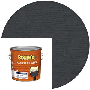 Bondex Holzlasur 2,5l, außen, wetterfest, anthrazit