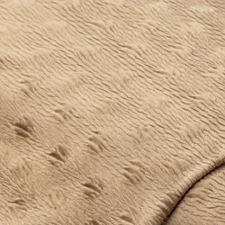 Jacquard-Jersey "Tupfen" in 3-D-Optik, camel