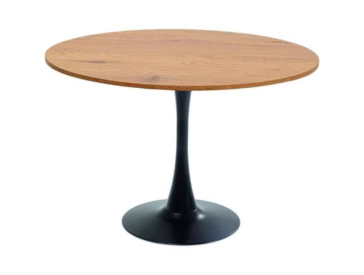 Table Schickeria 110cm chêne et noire Kare Design