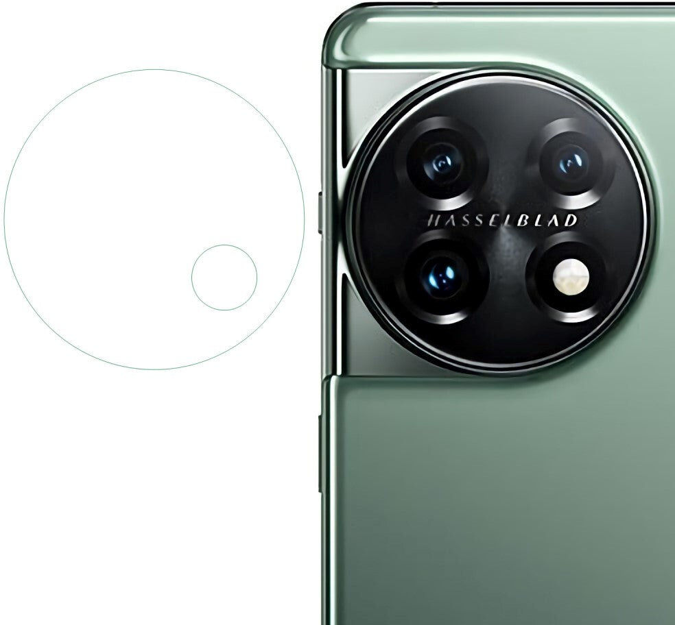 INCOVER OnePlus 11 Kameralinse Beskyttelsesglas - Gennemsigtig