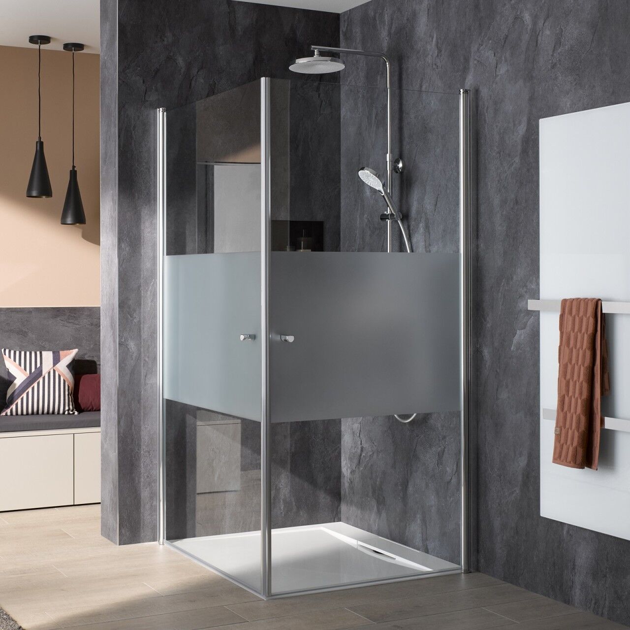 HSK Duschkabinenbau KG HSK Exklusiv 2.0 Eckeinstieg 2-teilig 48200xx