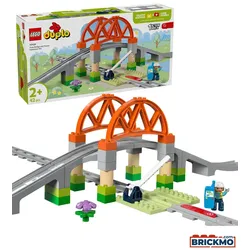 LEGO Duplo 10426 Eisenbahnbrücke und Schienen – Erweiterungsset 10426