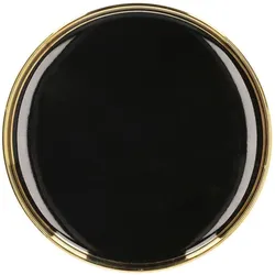 Homla Teller SINNES Black, 15 cm, Teller, Schwarz