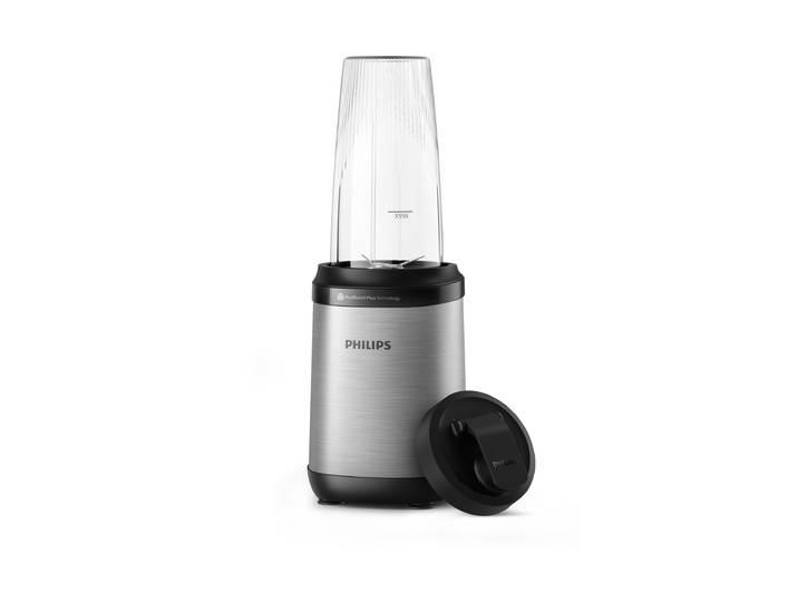 PHILIPS Standmixer HR2764/00 5000 Series, mit ProBlend Plus-Technologie , schwarz (edelstahl, schwarz), B:14cm H:38,3cm T:14,4cm, Zerkleinerer, 700ml-Tritan-Becher, kompaktes Design; Edelstahl/Schwarz, Standmixer