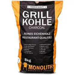Monolith Grillkohle (Premium Restaurant Holzkohle) 8kg