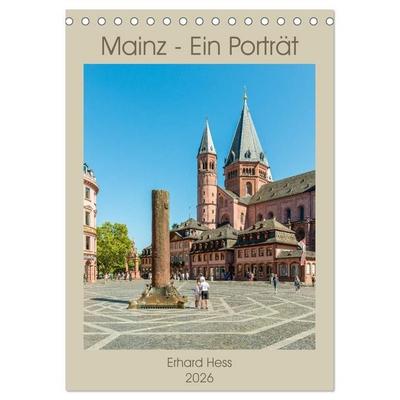 Mainz - Ein Porträt (Tischkalender 2026 DIN A5 hoch), CALVENDO Monatskalender