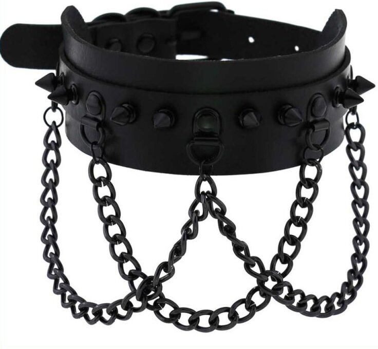 Joy Jewels Collier à pointes Piky Noir