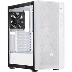 Silverstone Fara R1 V2 Midi-Tower, Tempered Glass (ATX, mATX, Mini-ATX), PC Gehäuse, Weiss
