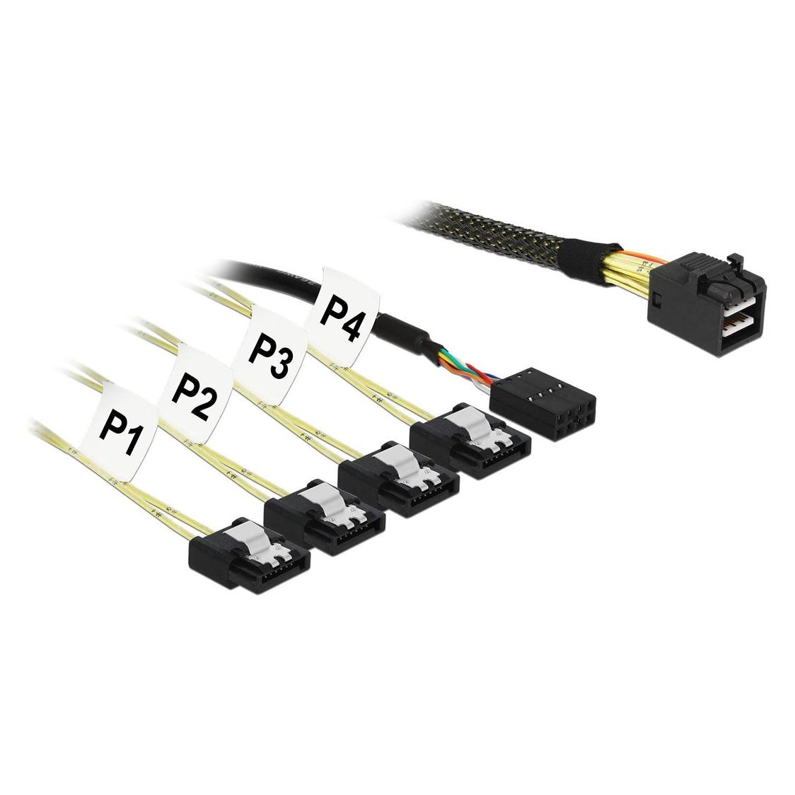 Delock HD-Mini SAS Kabel (100 cm, Mini-SAS) (85732)