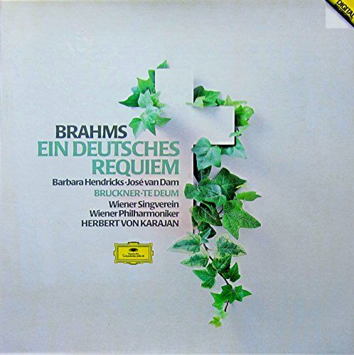 Barbara Hendricks - Brahms: Ein deutsches Requiem / Bruckner: Te Deum [Vinyl Schallplatte] [2 LP Box-Set] - Preis vom 09.10.2026 07:28:09 h