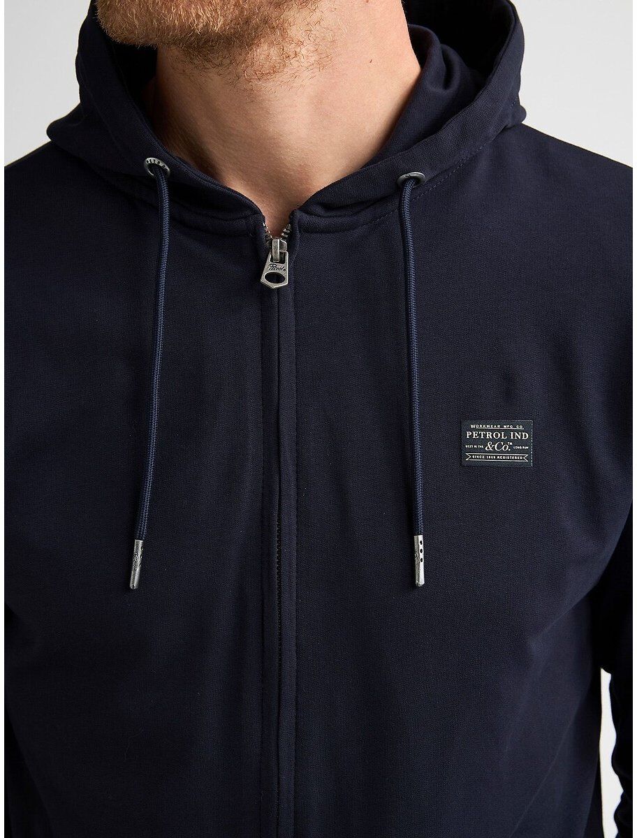 PETROL INDUSTRIES Sweat zippé à capuche