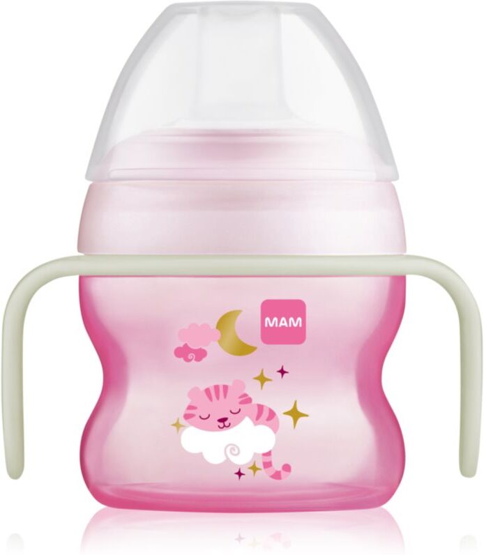 MAM Starter Cup Night tasse d’apprentissage avec poignées Tiger 1 pcs