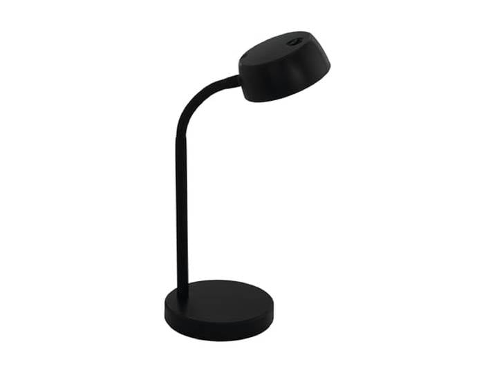 Eglo LED lampe de table Cabales\, lampe de chevet 1 flamme\, lampe de salon en plastique noir\, lampe avec interrupteur à bascule\, blanc chaud