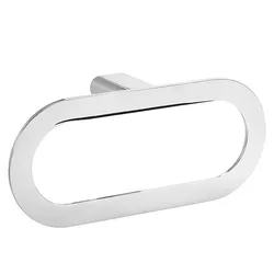 Brillantbad BORGANIC Handtuchring Edelstahl poliert 250x110x59 mm für Bad & Küche >> zum Bohren