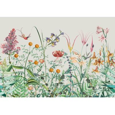 Fototapete SUPERFRESCO EASY "Botanischer Garten", bunt (mehrfarbig), B:4m L:2,8m, Vlies, Tapeten, Mehrfarbig - 280cmx400cm