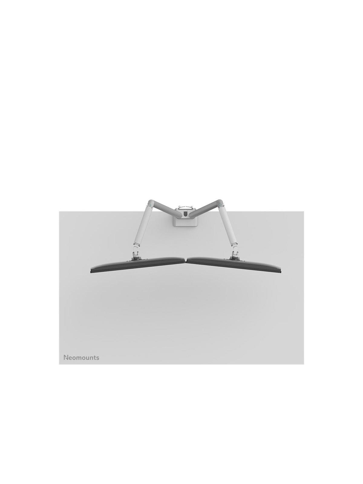 Neomounts NEXT Slim DS70-250SL2 mounting kit - full-motion - for 2 monitors - silver