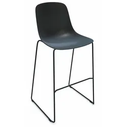 Infiniti Barhocker Pure Loop Kunststoff Schwarz