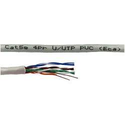 Cables Direct 305M CAT5E UTP PVC COPPER GREY (UTP, CAT5e, 305 m), Netzwerkkabel