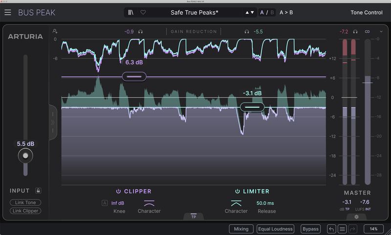 Arturia Bus Peak