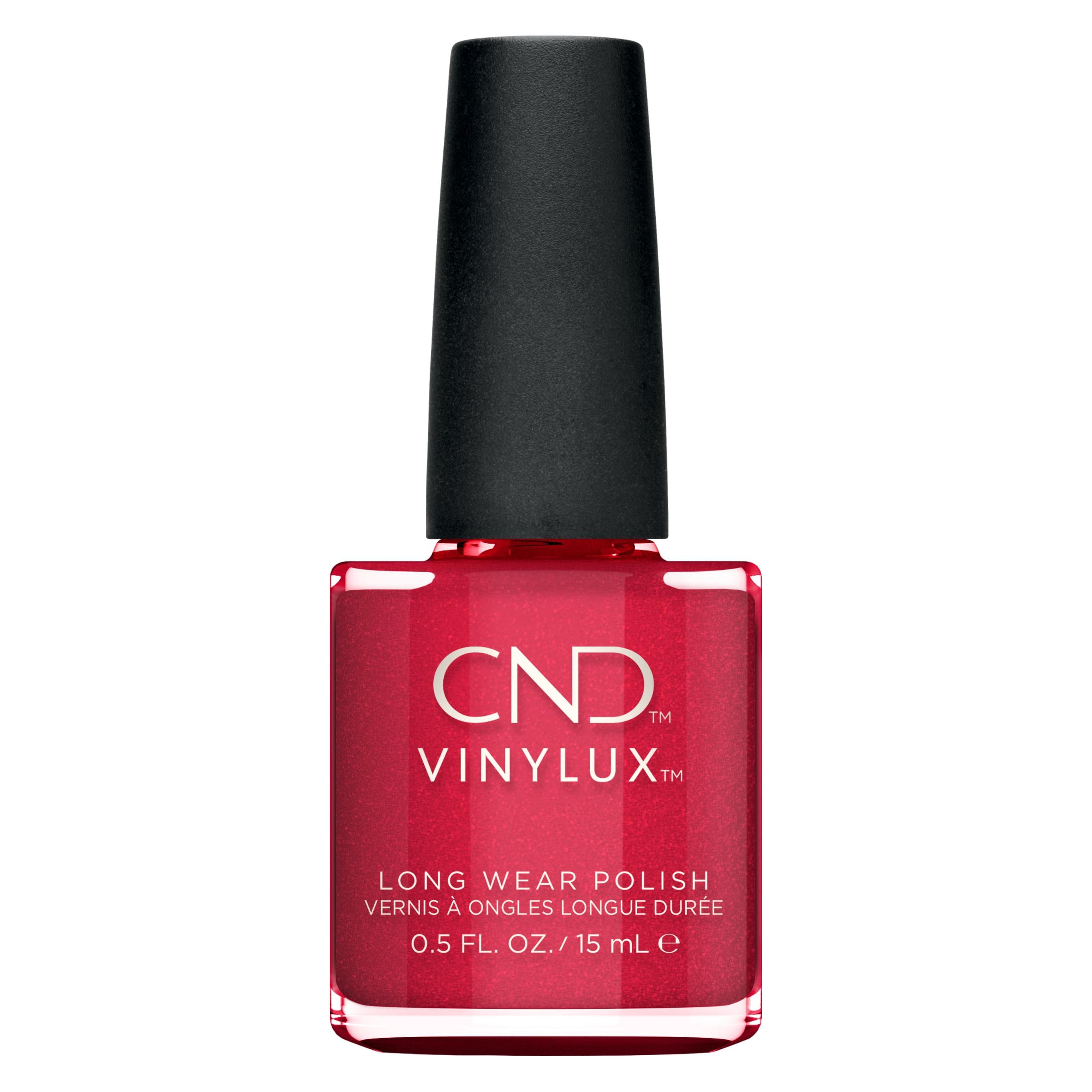 CND Vinylux 15 ml (Red Kiss of Fire, Farblack, Gel-Effekt Nagellack) (92488)