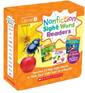 Scholastic Teaching Resources Nonfiction Sight Word Readers Parent Pack Level D
